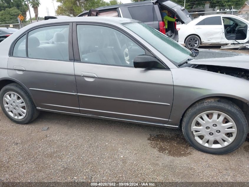 2004 Honda Civic Lx VIN: 2HGES16654H530873 Lot: 40287582