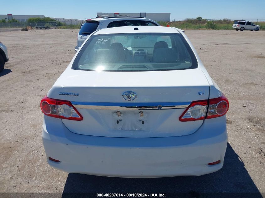 2012 Toyota Corolla Le VIN: 5YFBU4EE2CP038221 Lot: 40287614