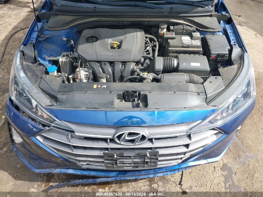 2019 Hyundai Elantra Sel VIN: 5NPD84LF1KH410698 Lot: 40287620