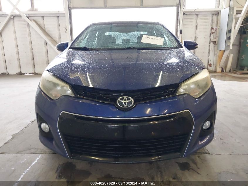 2015 Toyota Corolla S Plus VIN: 2T1BURHE7FC351195 Lot: 40287628