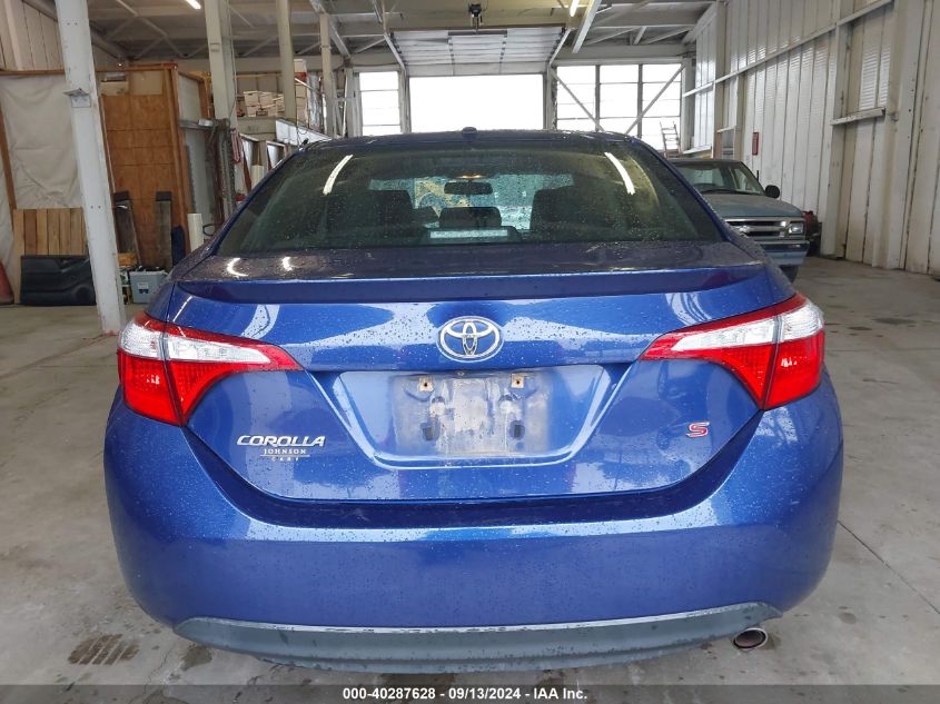 2015 Toyota Corolla S Plus VIN: 2T1BURHE7FC351195 Lot: 40287628