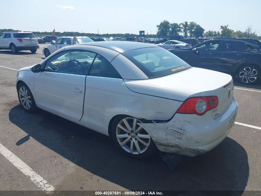 2010 Volkswagen Eos Komfort VIN: WVWBA7AH2AV010987 Lot: 40287691