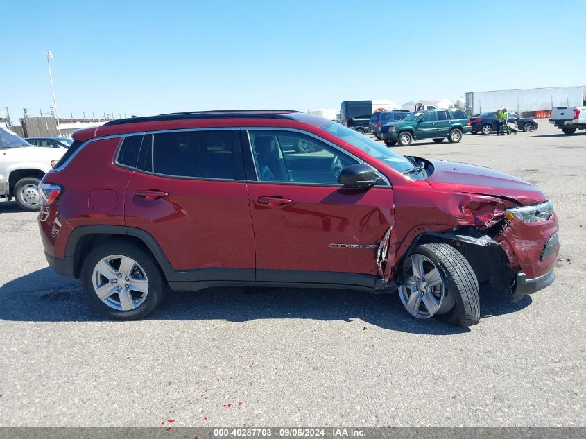 2022 Jeep Compass Latitude 4X4 VIN: 3C4NJDBB3NT212233 Lot: 40287703