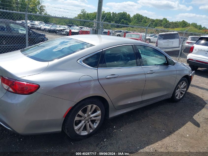 2015 Chrysler 200 Limited VIN: 1C3CCCAB1FN672557 Lot: 40287717