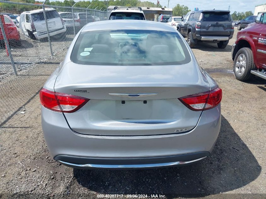 2015 Chrysler 200 Limited VIN: 1C3CCCAB1FN672557 Lot: 40287717