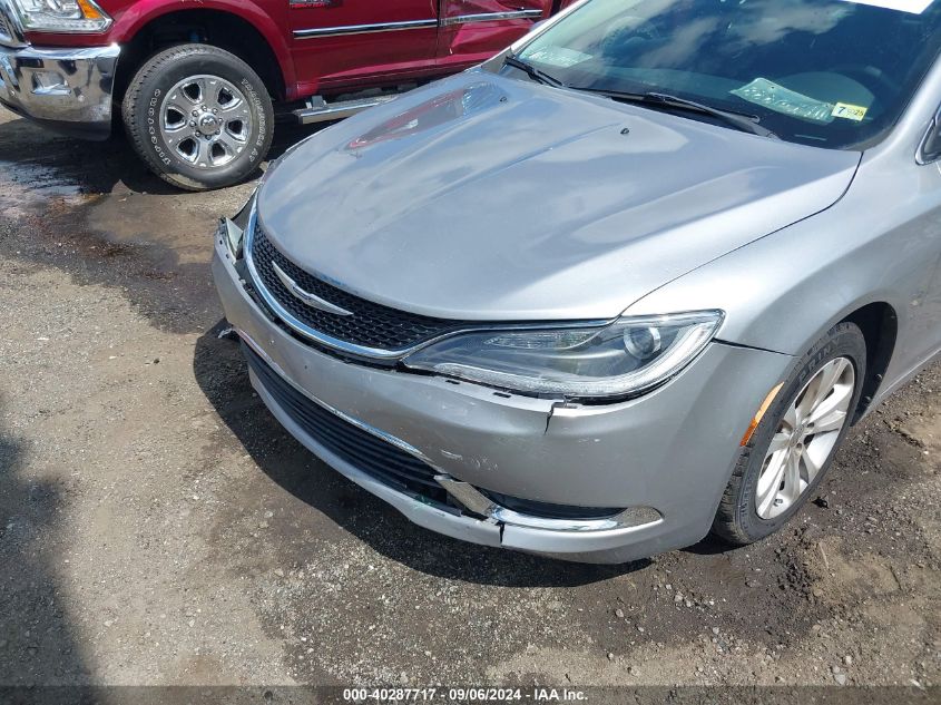 2015 Chrysler 200 Limited VIN: 1C3CCCAB1FN672557 Lot: 40287717