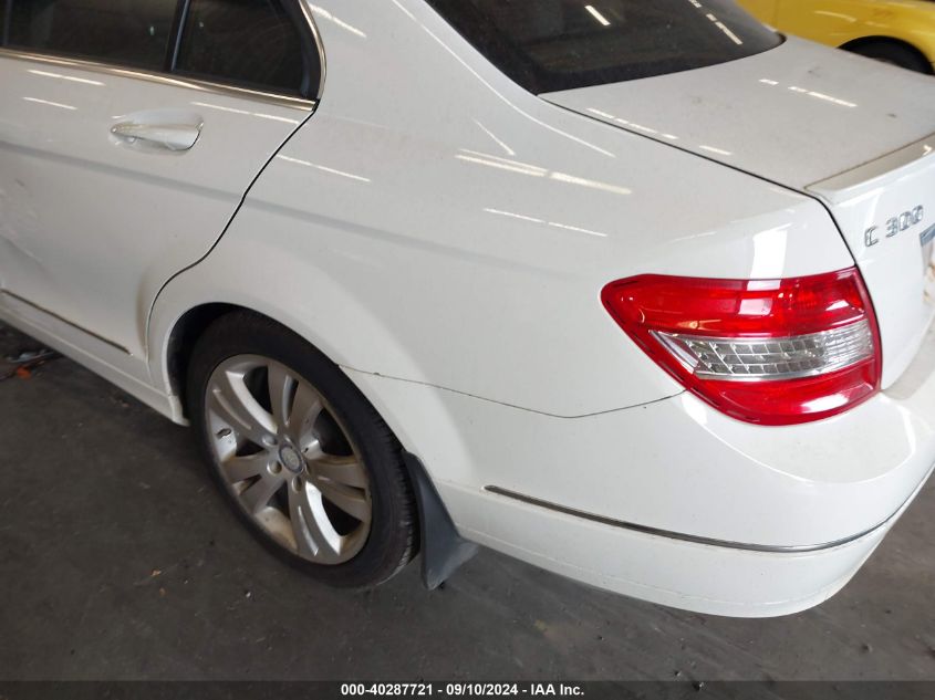 2010 Mercedes-Benz C 300 300 4Matic VIN: WDDGF8BB9AF430835 Lot: 40287721