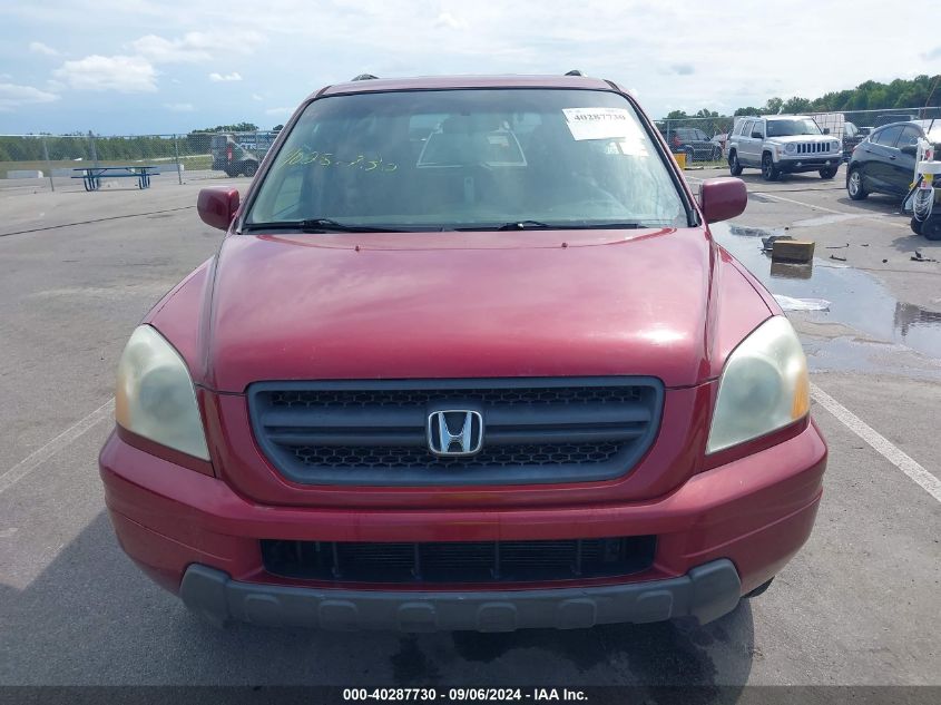 2004 Honda Pilot Ex-L VIN: 5FNYF18634B003241 Lot: 40287730