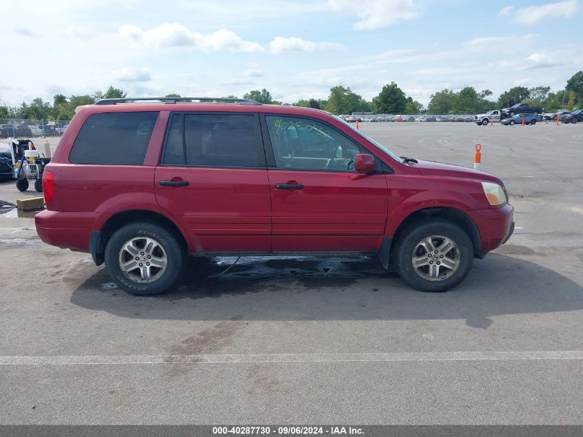 2004 Honda Pilot Ex-L VIN: 5FNYF18634B003241 Lot: 40287730