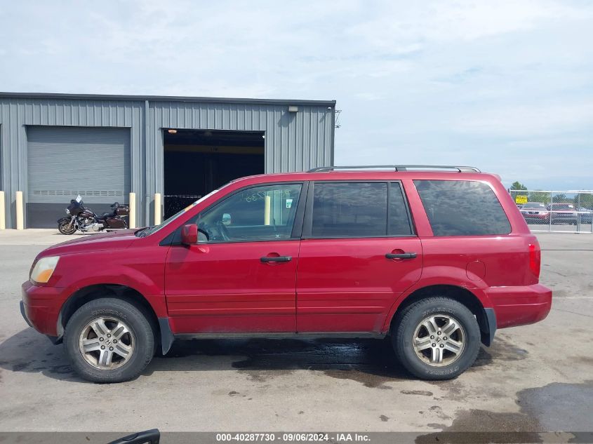 2004 Honda Pilot Ex-L VIN: 5FNYF18634B003241 Lot: 40287730