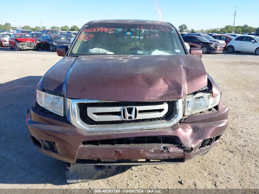 2009 Honda Ridgeline Rtl VIN: 5FPYK16509B107836 Lot: 40287765