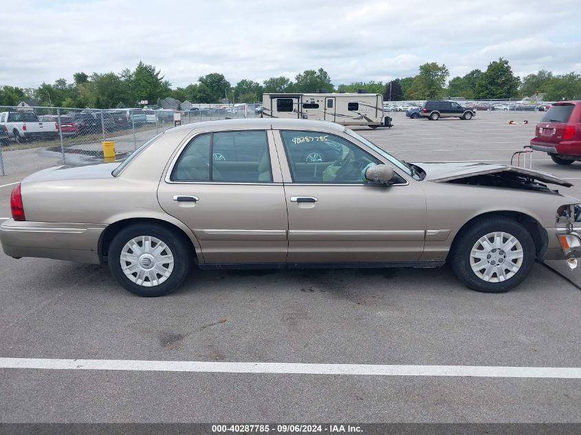 2004 Mercury Grand Marquis Gs VIN: 2MEFM74W94X670271 Lot: 40287785