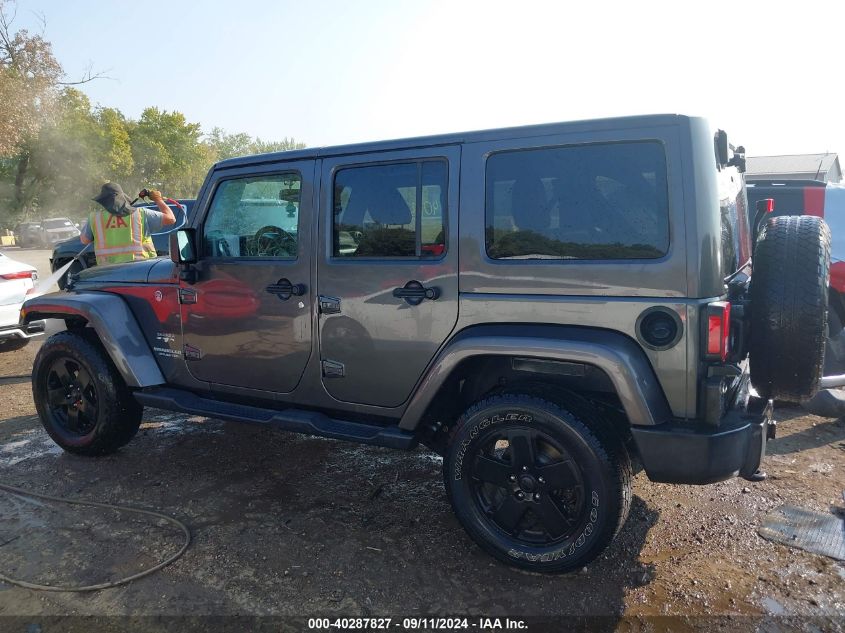 2017 Jeep Wrangler Unlimited Sahara 4X4 VIN: 1C4BJWEG3HL605672 Lot: 40287827