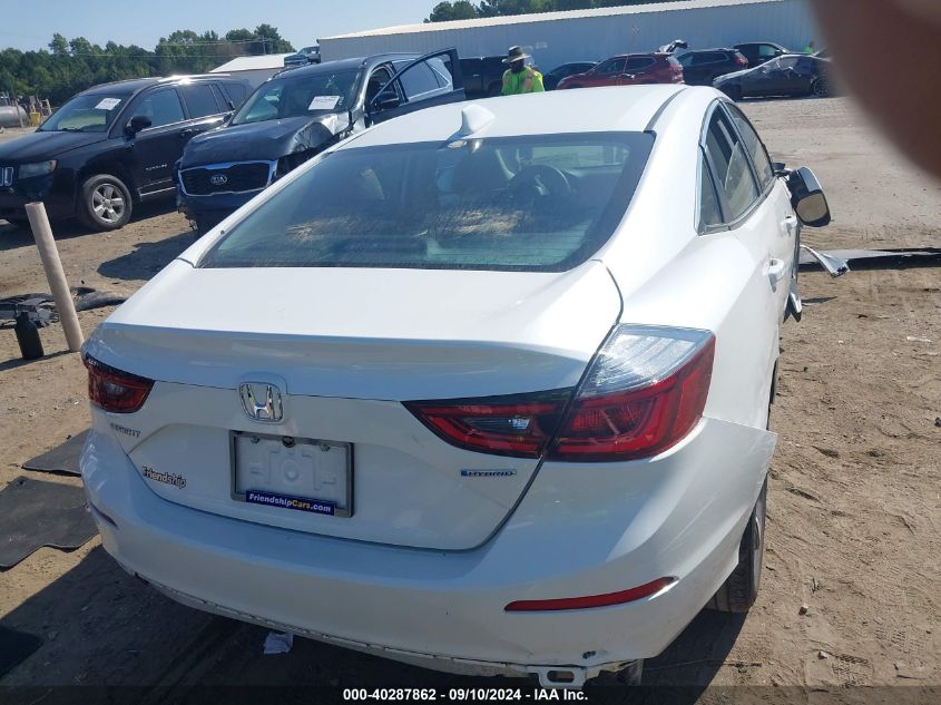 2019 Honda Insight Ex VIN: 19XZE4F52KE033207 Lot: 40287862