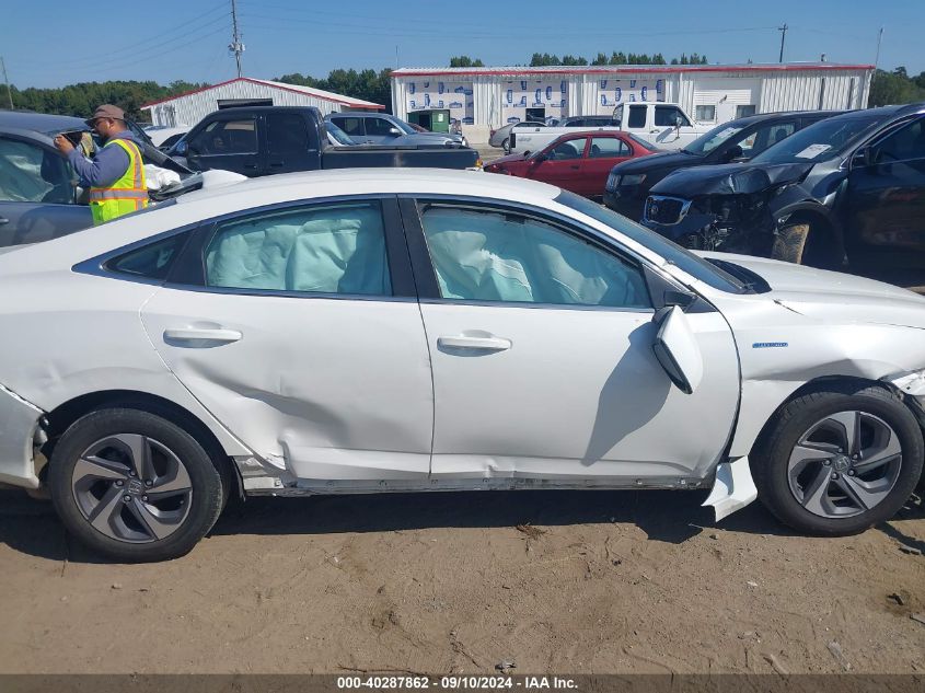 2019 Honda Insight Ex VIN: 19XZE4F52KE033207 Lot: 40287862