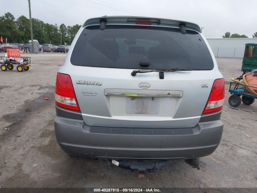 2005 Kia Sorento Ex/Lx VIN: KNDJC733655400195 Lot: 40287915