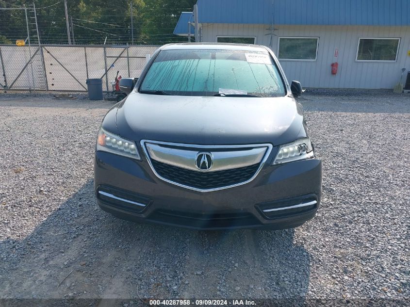 2014 Acura Mdx VIN: 5FRYD4H2XEB022583 Lot: 40287958