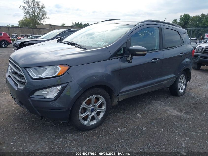 VIN MAJ6P1UL6JC200709 2018 FORD ECOSPORT SE