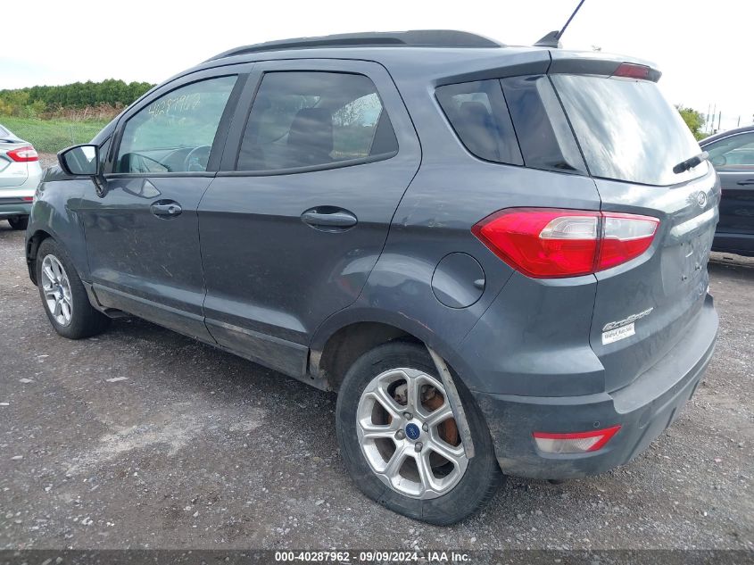 VIN MAJ6P1UL6JC200709 2018 FORD ECOSPORT SE