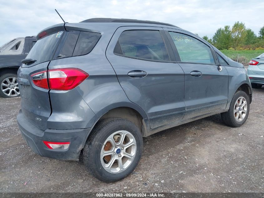 VIN MAJ6P1UL6JC200709 2018 FORD ECOSPORT SE