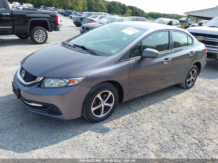 19XFB2F78FE068826 2015 HONDA CIVIC - Image 2