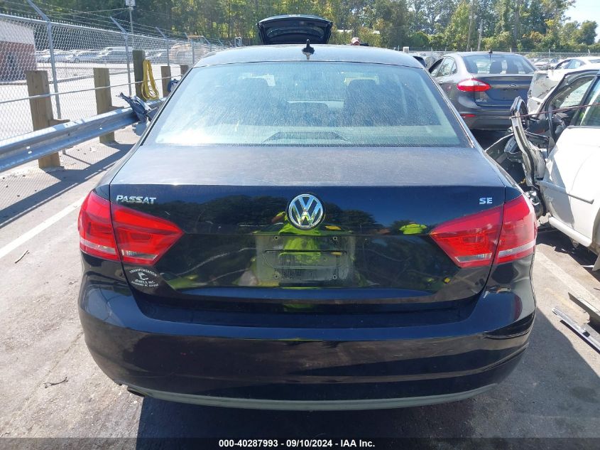 1VWBH7A31DC099156 2013 Volkswagen Passat 2.5L Se