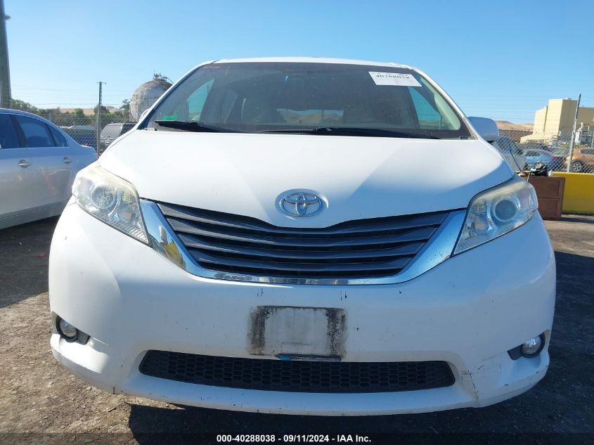 2011 Toyota Sienna Xle/Limited VIN: 5TDYK3DC6BS168003 Lot: 40288038