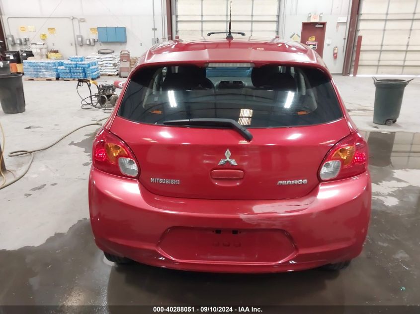 2015 Mitsubishi Mirage De/Rf VIN: ML32A3HJ5FH033478 Lot: 40288051