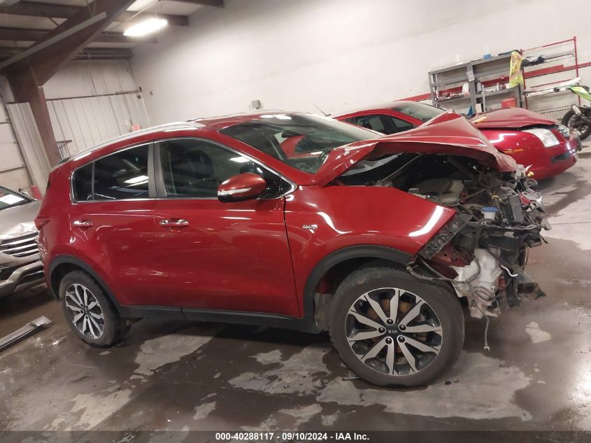 KNDPNCAC8J7461210 2018 Kia Sportage Ex