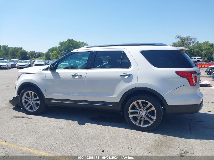 2017 Ford Explorer Limited VIN: 1FM5K8F85HGC19062 Lot: 40288173