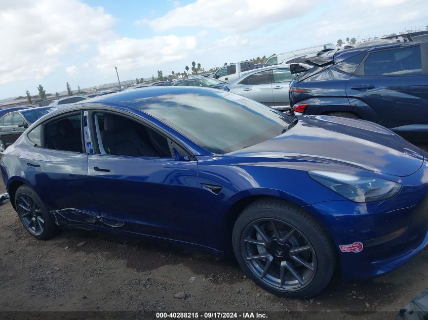 2023 Tesla Model 3 Rear-Wheel Drive VIN: 5YJ3E1EA5PF559724 Lot: 40288215