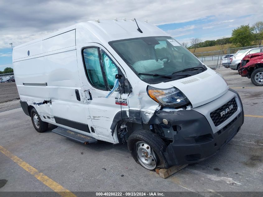 2022 Ram Promaster 3500 High Roof 159 Wb VIN: 3C6MRVHG5NE138547 Lot: 40288222