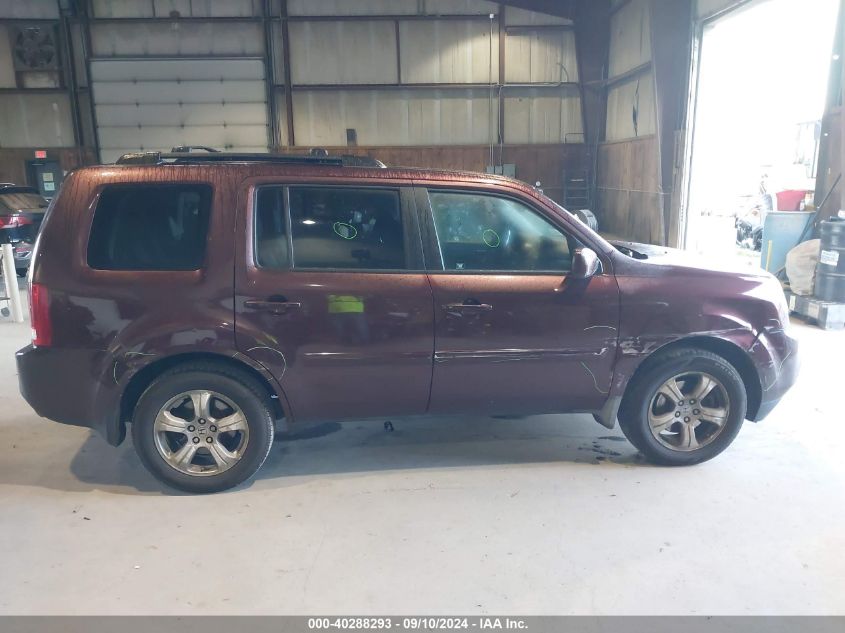 2012 Honda Pilot Exln VIN: 5FNYF4H79CB046913 Lot: 40288293