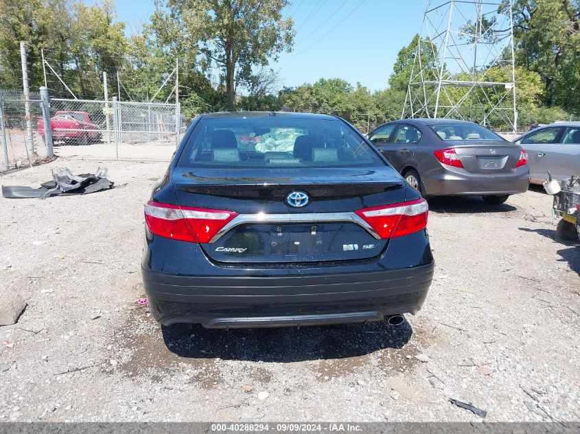 2016 Toyota Camry Hybrid Se VIN: 4T1BD1FK4GU190475 Lot: 40288294