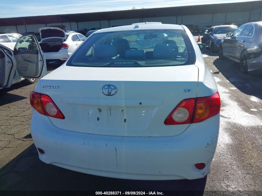 2010 Toyota Corolla Le VIN: 1NXBU4EE8AZ296268 Lot: 40288371