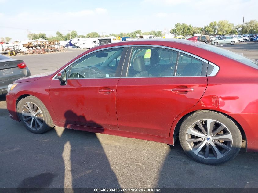 2016 Subaru Legacy 2.5I Limited VIN: 4S3BNBN60G3054653 Lot: 40288435