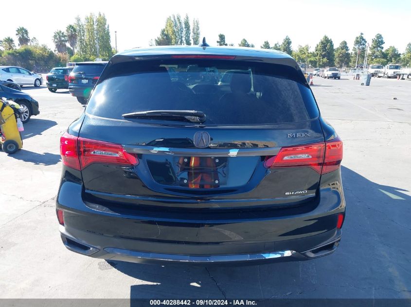 2018 Acura Mdx VIN: 5J8YD4H34JL017821 Lot: 40288442