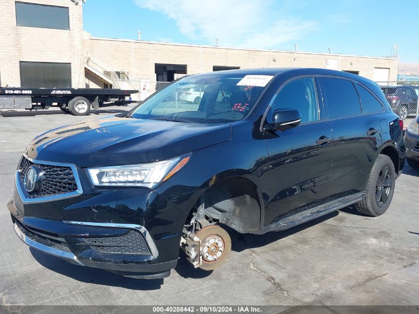 2018 Acura Mdx VIN: 5J8YD4H34JL017821 Lot: 40288442