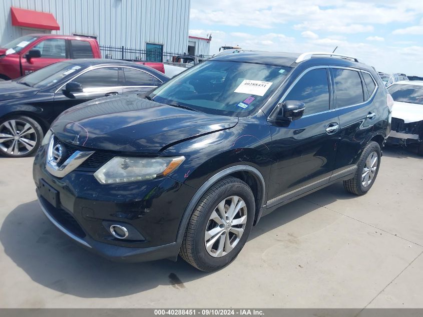 KNMAT2MTXFP576187 2015 NISSAN ROGUE - Image 2