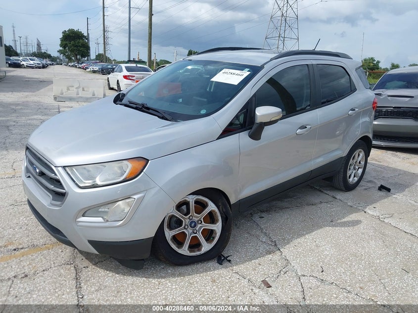 VIN MAJ3P1TE9JC185242 2018 FORD ECOSPORT SE