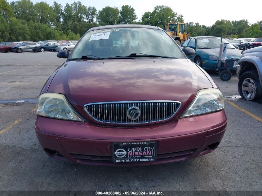 2005 Mercury Sable Gs VIN: 1MEFM50U05A619261 Lot: 40288482