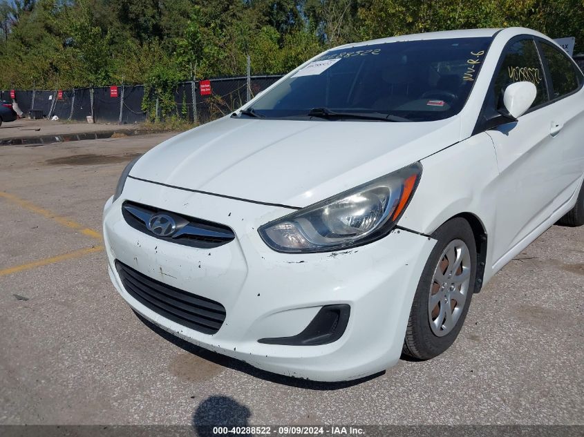 2013 Hyundai Accent Gls VIN: KMHCT4AE6DU395382 Lot: 40288522