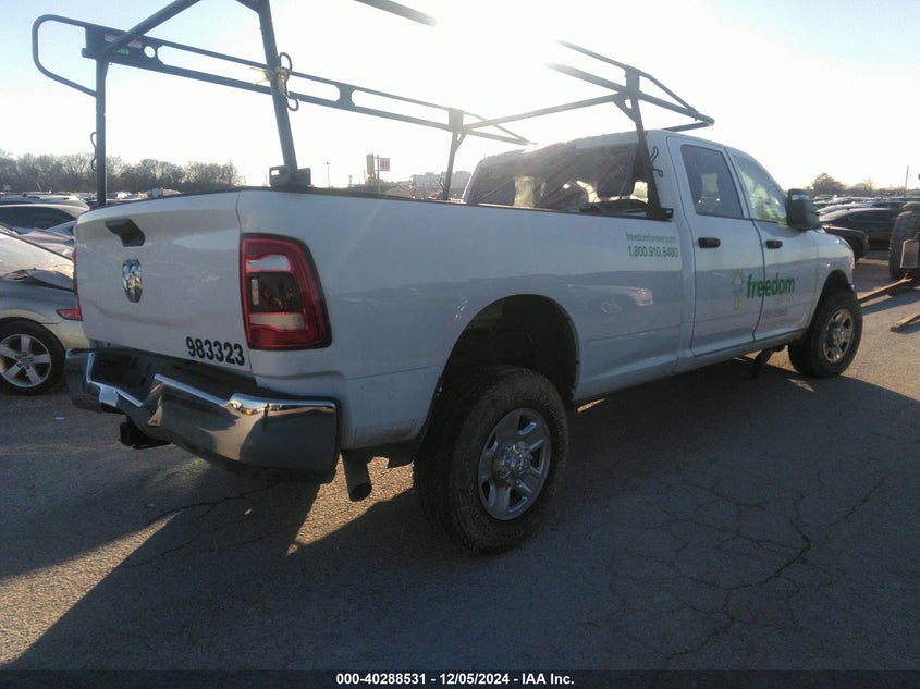 Vin: 3c6ur5hj2rg124661, lot: 40776961, ram 2500 tradesman  4x4 8' box 20244