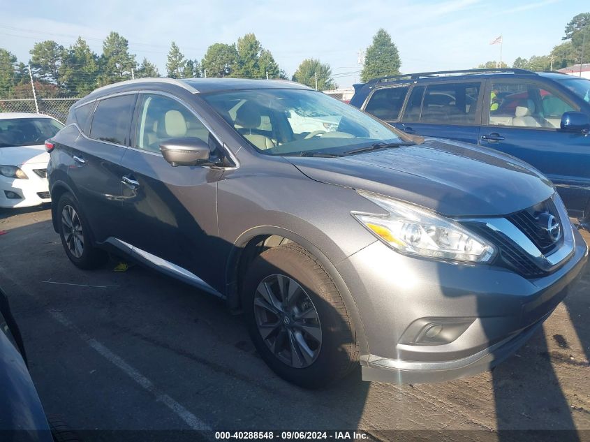 2017 Nissan Murano Sl VIN: 5N1AZ2MG0HN133056 Lot: 40288548