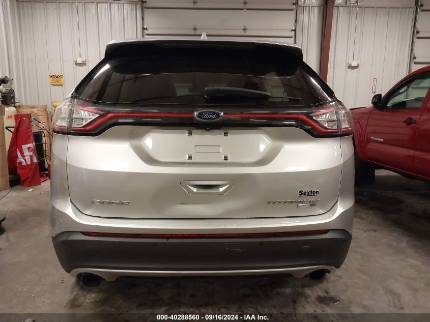 2016 Ford Edge Titanium VIN: 2FMPK4K99GBC50286 Lot: 40288560