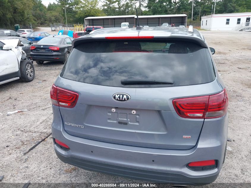 2020 Kia Sorento 2.4L Lx VIN: 5XYPG4A36LG637094 Lot: 40288584