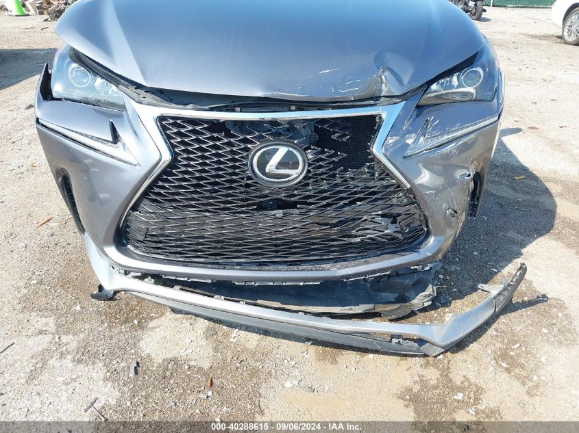 2016 Lexus Nx 200T F Sport VIN: JTJBARBZ3G2075602 Lot: 40288615