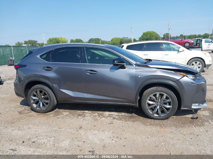 2016 Lexus Nx 200T F Sport VIN: JTJBARBZ3G2075602 Lot: 40288615