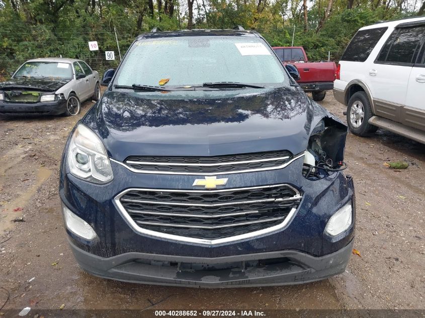 2016 Chevrolet Equinox Lt VIN: 2GNALCEK2G1158255 Lot: 40288652