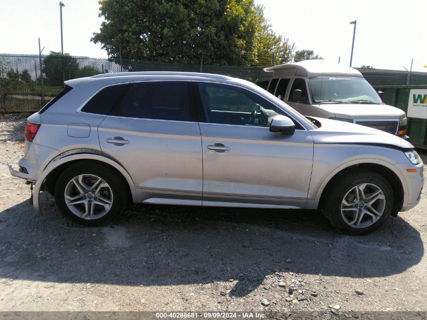 2018 Audi Q5 2.0T Premium/2.0T Tech Premium VIN: WA1BNAFY0J2117445 Lot: 40288681